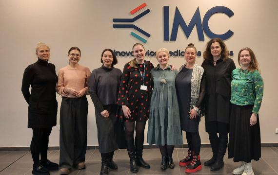 Klaipėdos universiteto studentų vizitas IMC