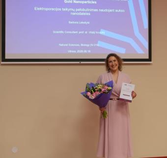 Sveikiname dr. Barborą Lekešytę sėkmingai apgynus daktaro disertaciją!