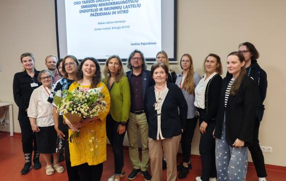 dr. Justina Pajarskienė sėkmingai apsigynė disertaciją