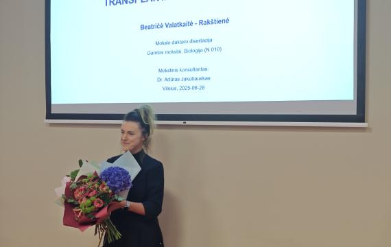 dr. Beatričė Valatkaitė-Rakštienė sėkmingai apsigynė disertaciją