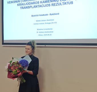 dr. Beatričė Valatkaitė-Rakštienė sėkmingai apsigynė disertaciją