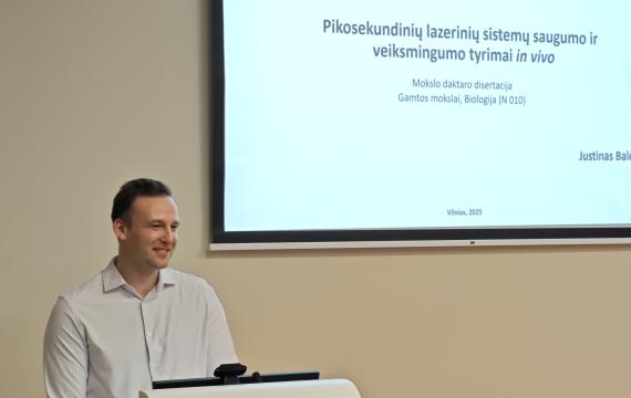 dr. Justinas Baleišis sėkmingai apsigynė disertaciją